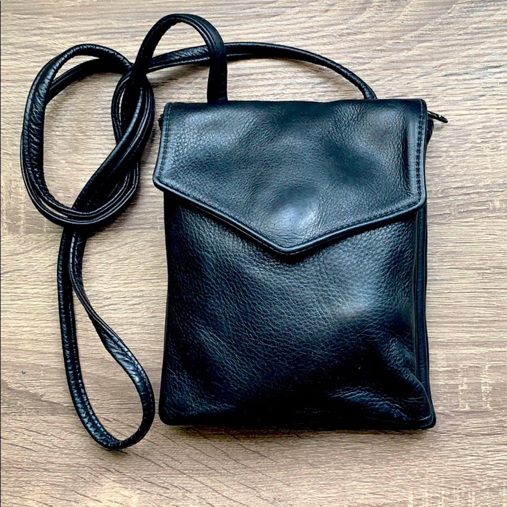 Black Leather Purse